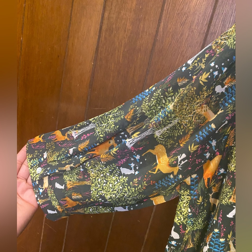 Animal Pattern Blouse - Picture 5 of 6
